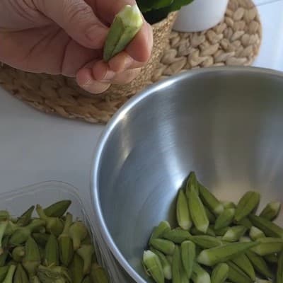 Düdüklüde Sünmeyen Bamya
